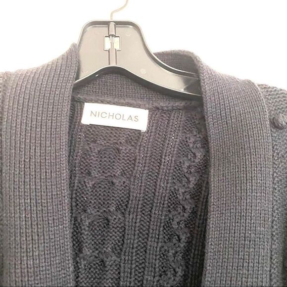Brand new Nicholas Wool Blend Grandpa Cardigan M - Picture 15 of 15